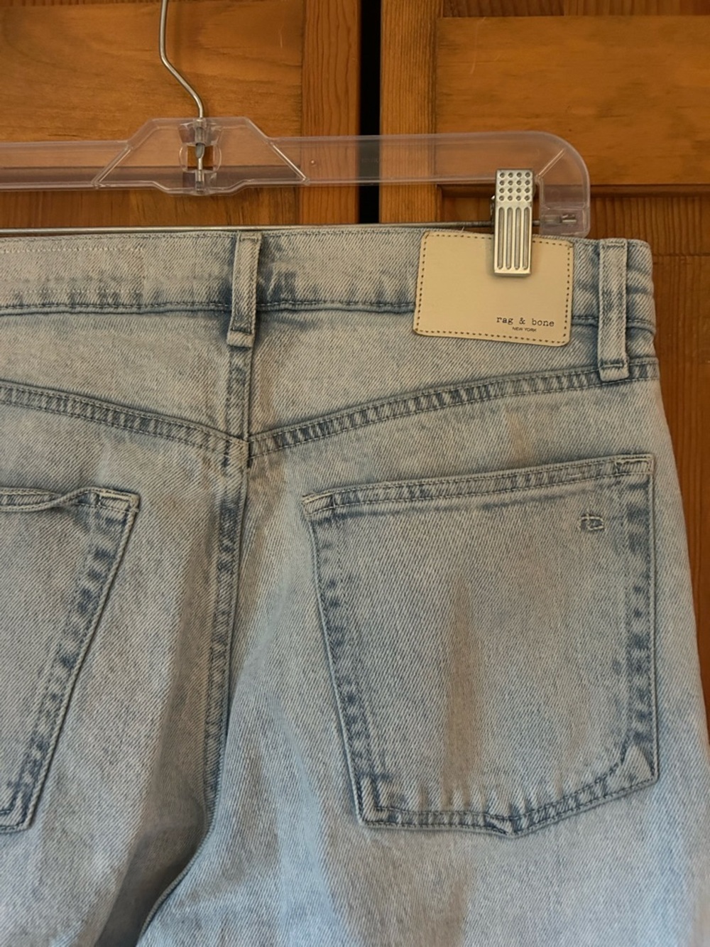 rag & bone Harlow Mid Rise Straight Jeans - Picture 3 of 4